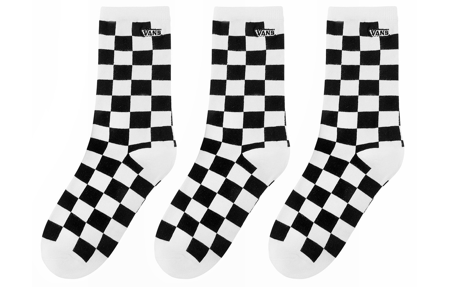 Vans Crew Socks Women’s Black White