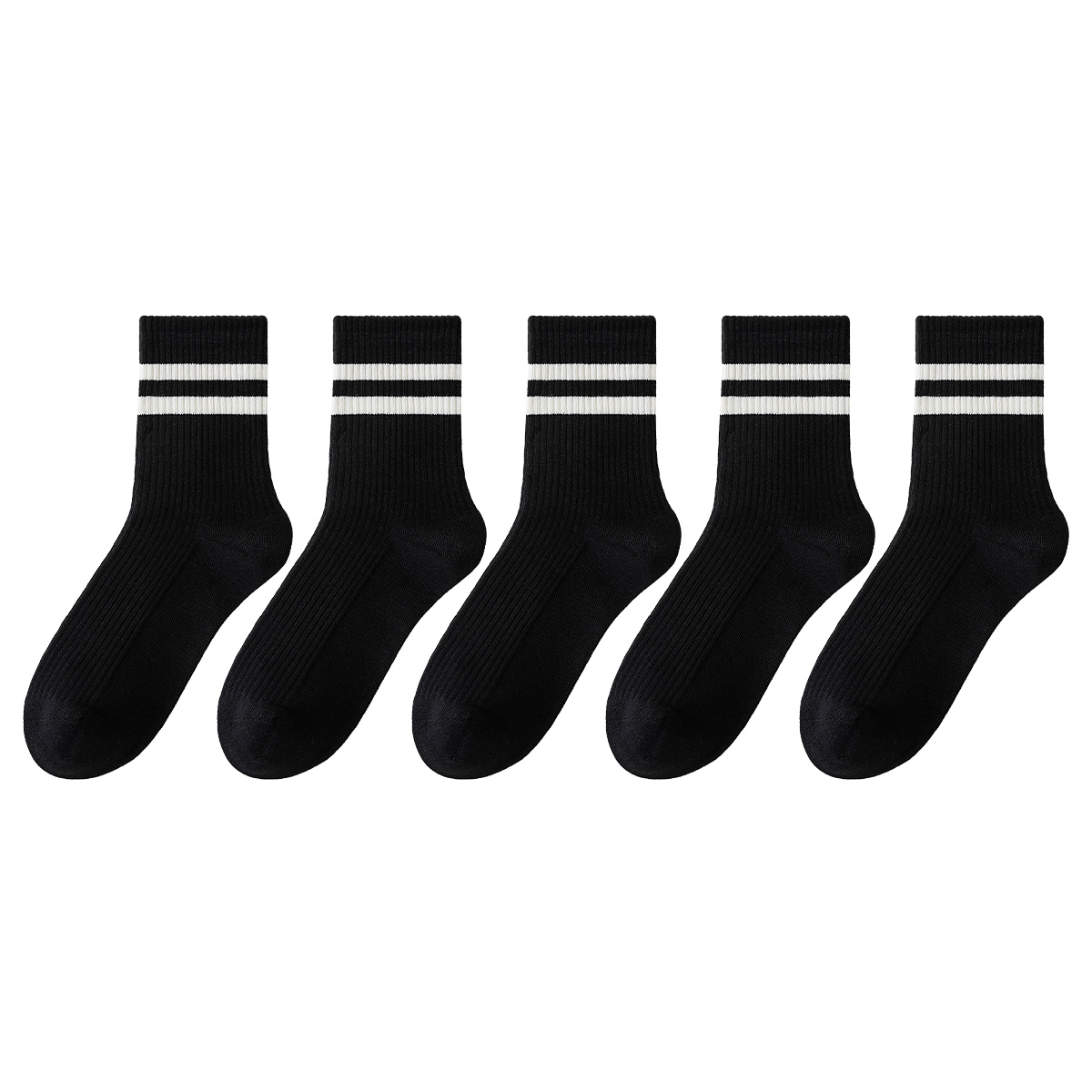 MIIOW Mid-Calf Socks Men’s 5 Pack