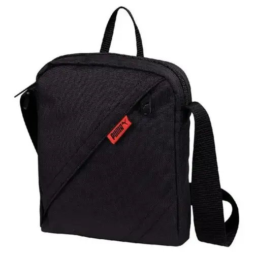 PUMA Polyester Shoulder Bag, Crossbody Bag Regular Unisex Black