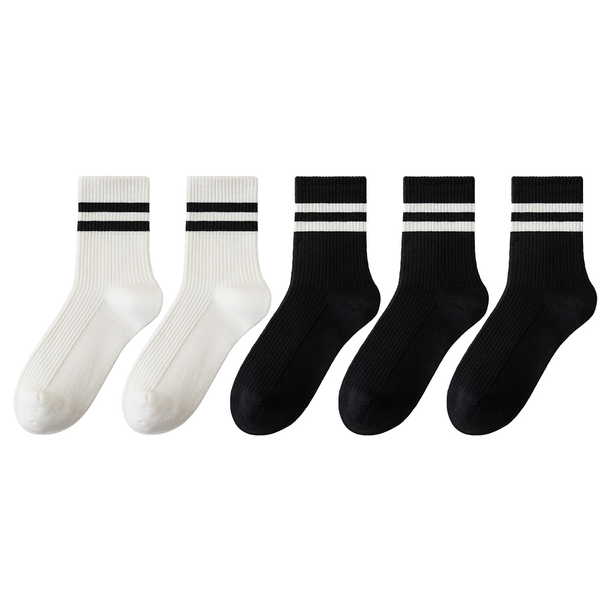 MIIOW Mid-Calf Socks Men’s 5 Pack