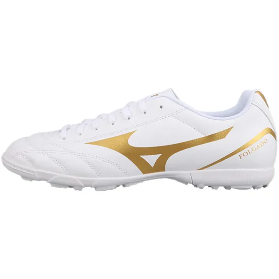 Mizuno Folgado Soccer Shoes Men Low-Top White Gold