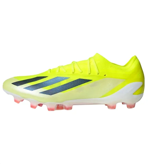Adidas X CRAZYFAST AG Rubber Short Studs Anti Slip Wear Resistant Soccer Shoes Men's Yellow