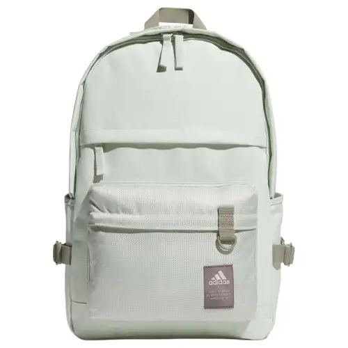 Adidas Recycled Material Polyester Backpack Regular Unisex Linen Green