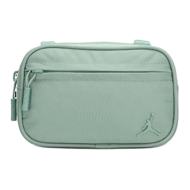 Jordan Zip Closure Polyamide Crossbody Bag, Shoulder Bag Regular Unisex Green