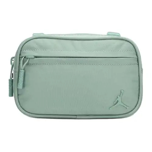 Jordan Zip Closure Polyamide Crossbody Bag, Shoulder Bag Regular Unisex Green