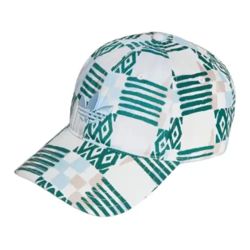 Adidas Originals Brand Logo Polyester Baseball Caps Unisex Multicolor