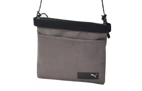 PUMA Fabric Shoulder Bag, Crossbody Bag Regular Unisex Gray