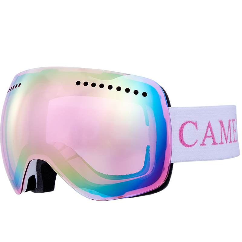 CAMEL Anti Fog Windproof Anti Fog Windproof Snap Buckle Unisex Ski Goggles