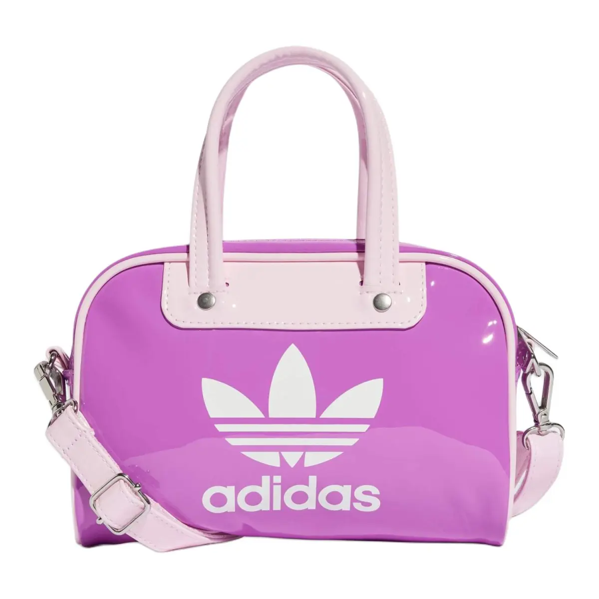 Adidas Originals Adicolor Mini Bowling Bag Purple Burst/White