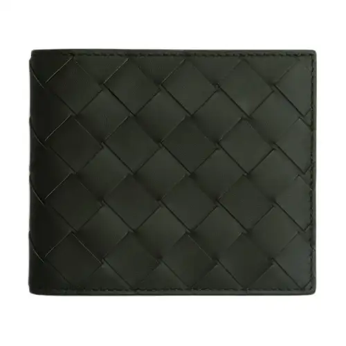 Bottega Veneta Calfskin Wallet Men's Camping Color