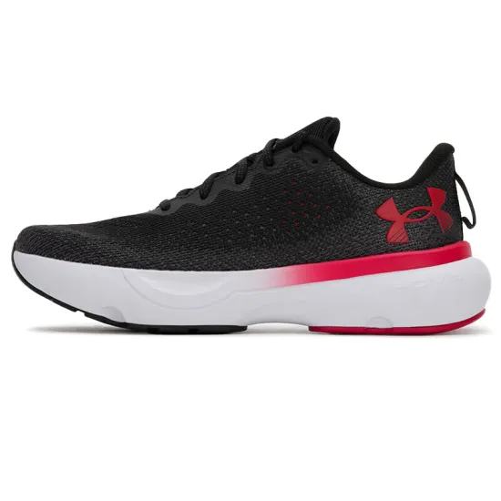 Under Armour Infinite 1 Running Shoes Men Low-Top Black Red