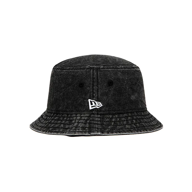 New Era Cotton Bucket Hats Unisex Black