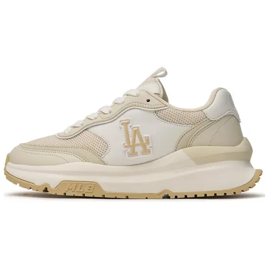 MLB Chunky Runner Running Shoes Unisex Low-Top Ivory