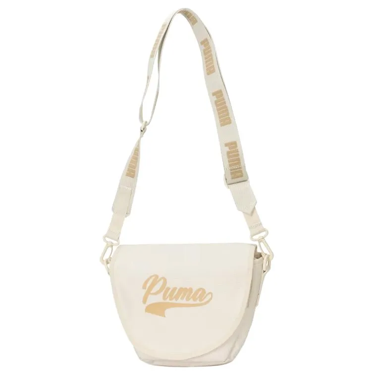 PUMA Fabric Shoulder Bag, Crossbody Bag Regular Women's Ecru