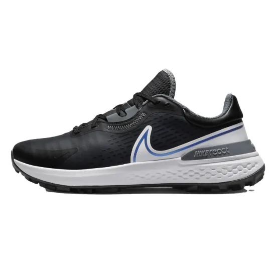 Nike React Infinity Pro 2 Cushioned Slip Resistant Low Top Golf Shoes Unisex Black White