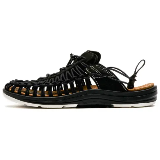 KEEN Anti Slip Wear Resistant Shuo River Trekking Shoes Unisex Black