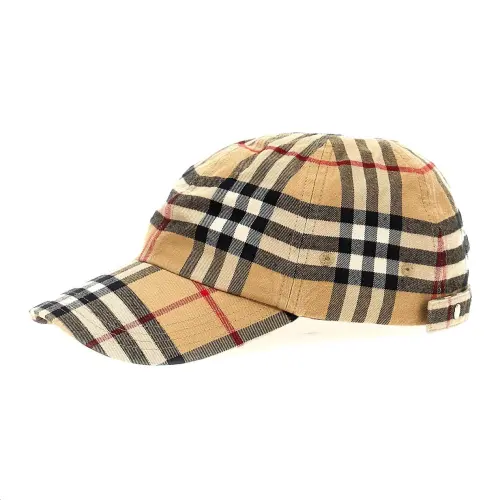 Burberry Checked Baseball Cap