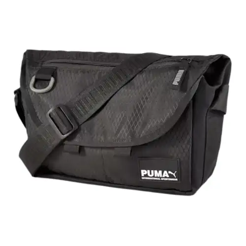 PUMA Polyester Shoulder Bag, Crossbody Bag Regular Unisex Black