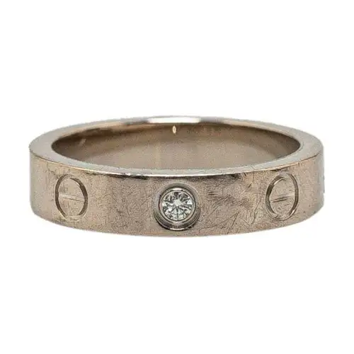 CARTIER 20th Century 18K White Gold Diamond Love Ring
