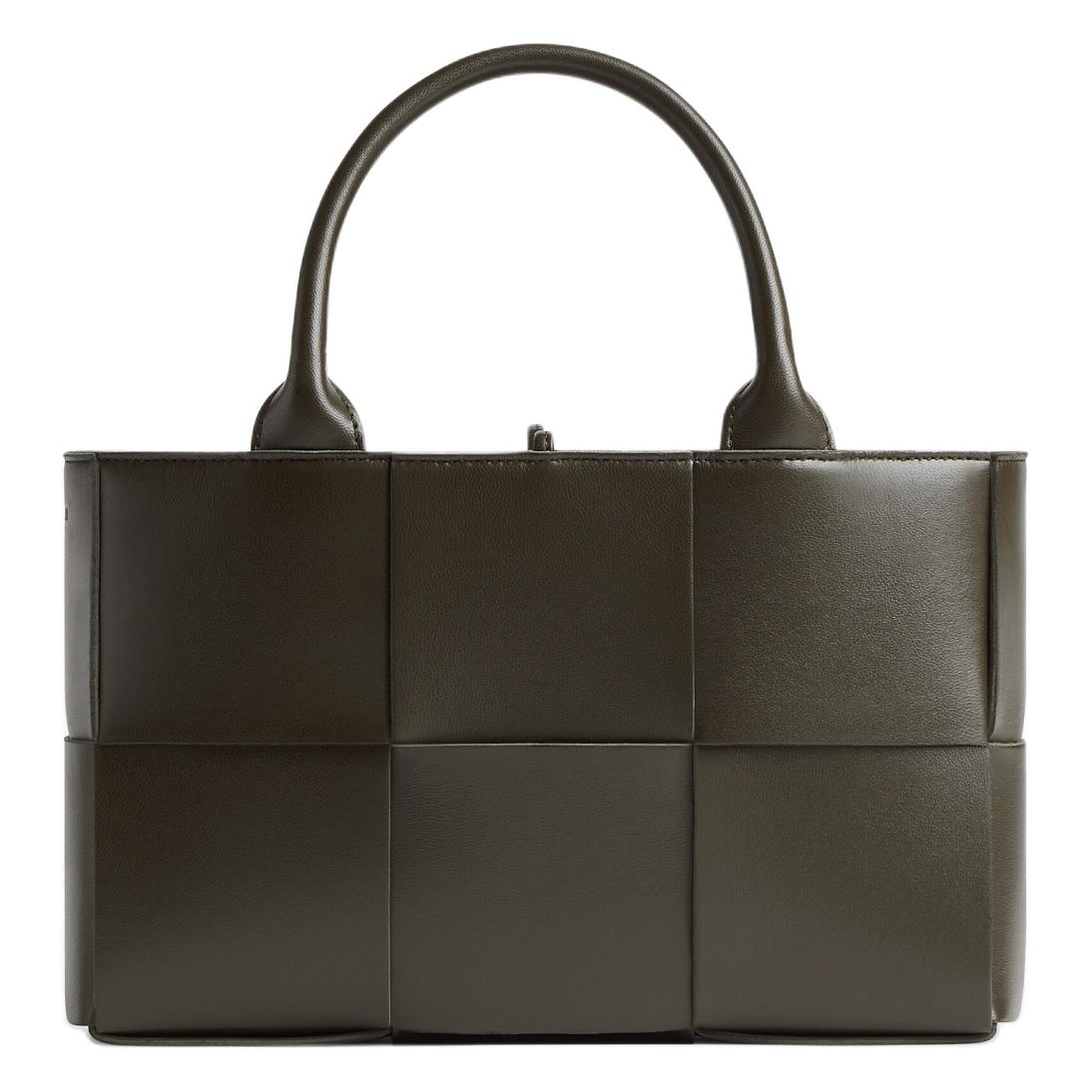 Bottega Veneta ARCO Lambskin Tote Bag, Shopping Bag, Shoulder Bag, Crossbody Bag, Handbag Mini Women's Dust Color