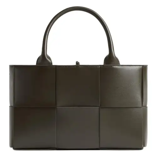Bottega Veneta ARCO Lambskin Tote Bag, Shopping Bag, Shoulder Bag, Crossbody Bag, Handbag Mini Women's Dust Color