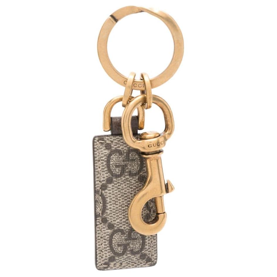GUCCI Ophidia Leather Keychain