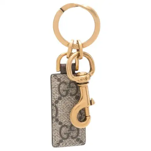 GUCCI Ophidia Leather Keychain