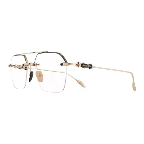Chrome Hearts Aviator Eyeglass Frames Unisex Multicolor