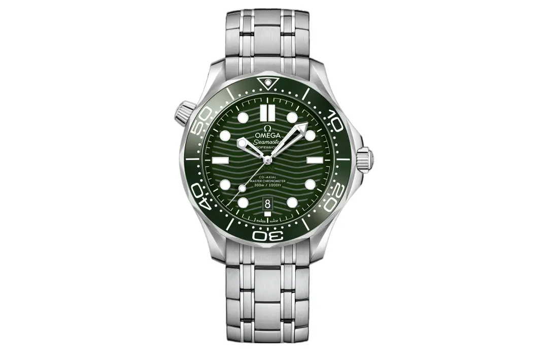 OMEGA Seahorse Collection 300m Diving Watch Automatic Mechanical Movement Men's Watches Watch 42mm Green Dial