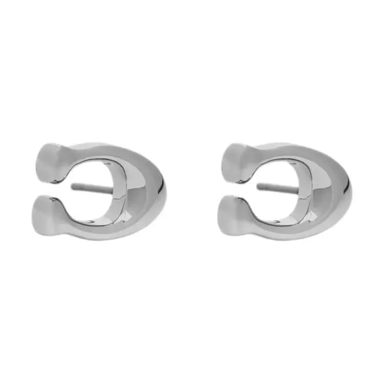 Coach bubble c stud earrings