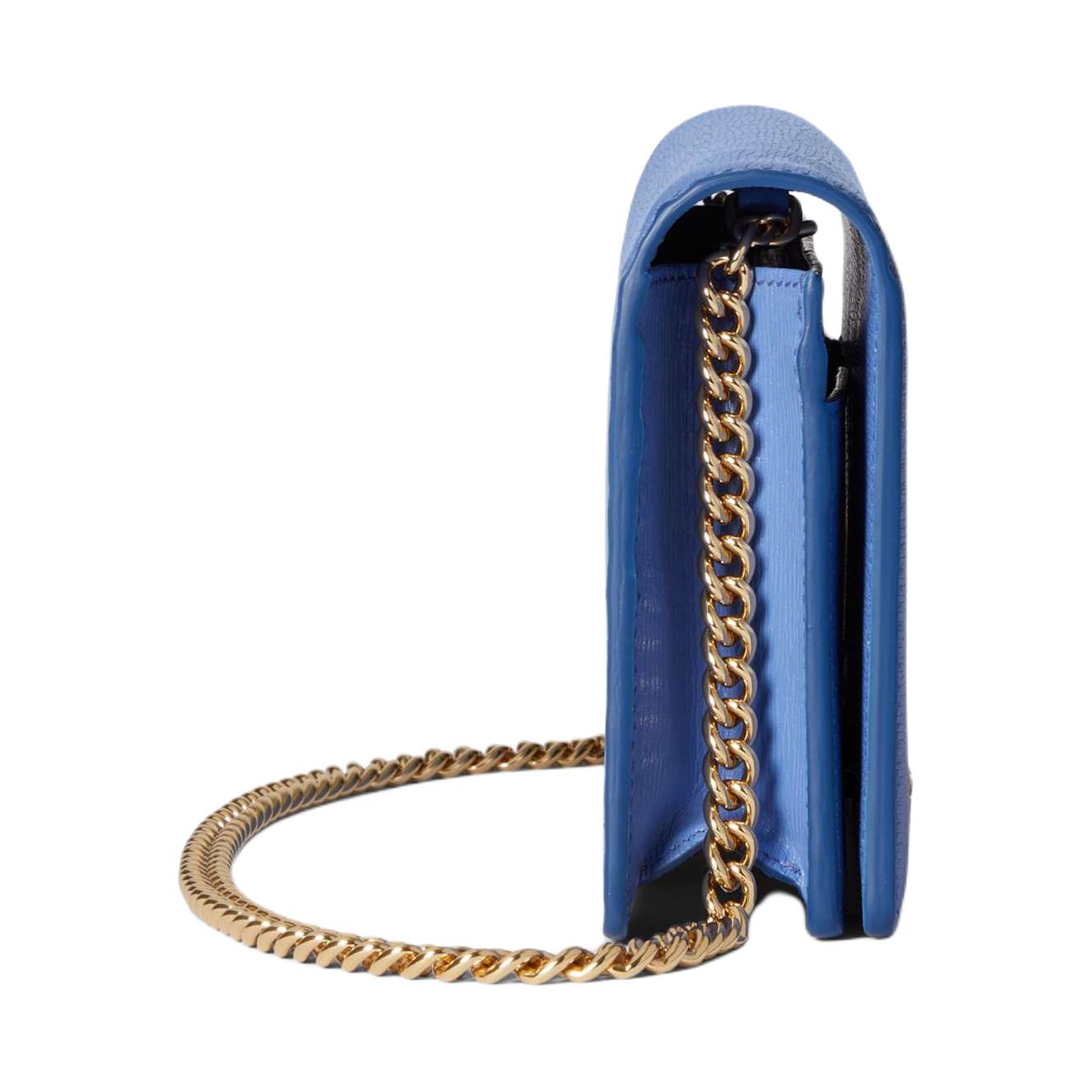 Женский кошелек Gucci Chain Wallet (сиреневый) — фото 3