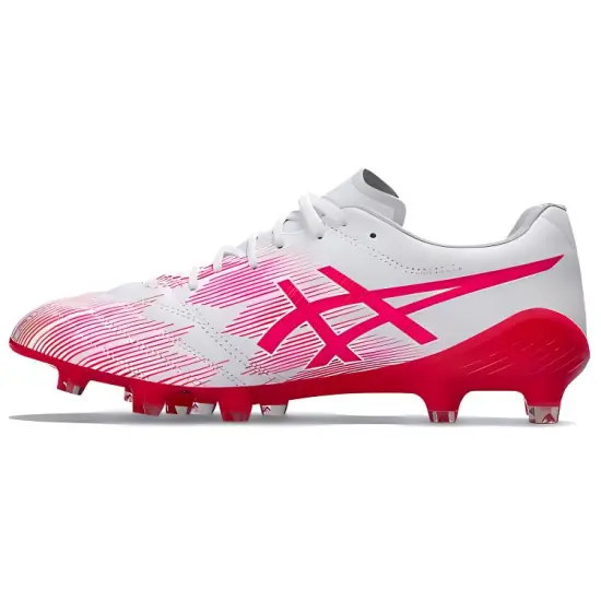 Asics DS LIGHT X FLY 5 AG Rubber Short Studs Cushioning Anti Slip And Wear Resistant Soccer Shoes Men's Pink White