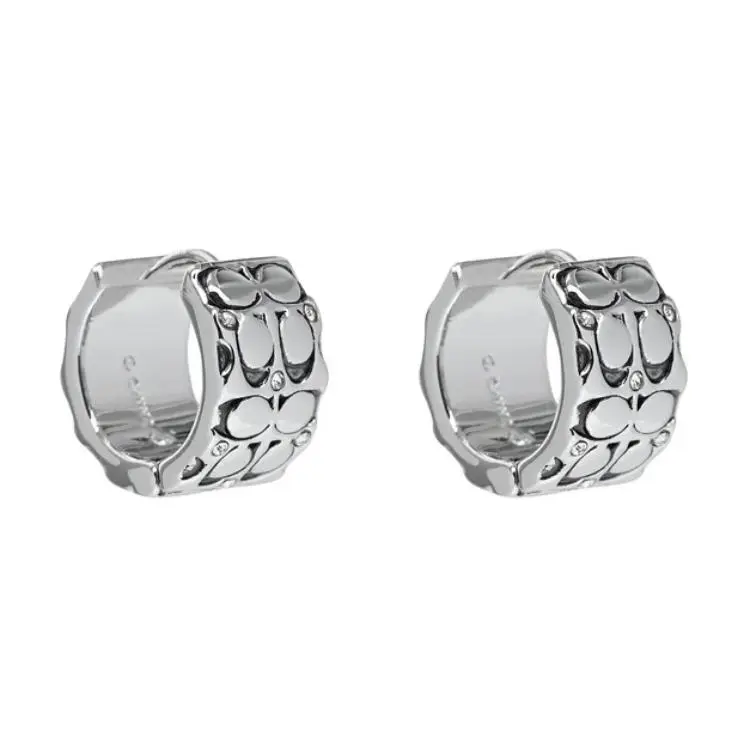 COACH Metal Earrings Women's Silver