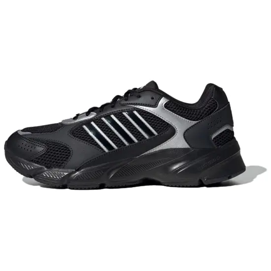 Adidas CRAZYCHAOS 2000 Casual Shoes Men Low-Top Carbon Black/No. 1 Black/Metallic Silver