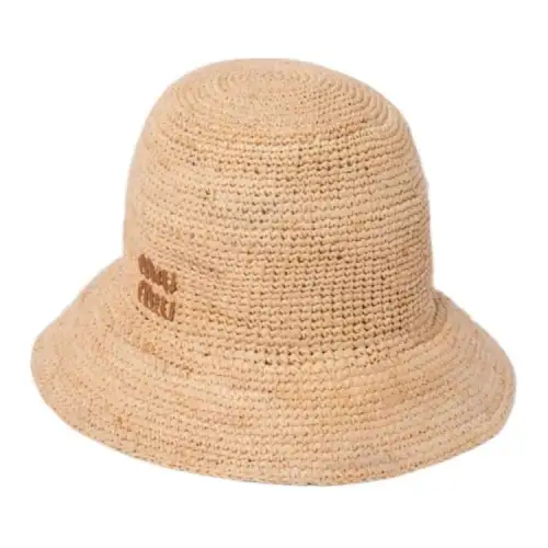 MIU MIU Bucket Hats Women's Beige