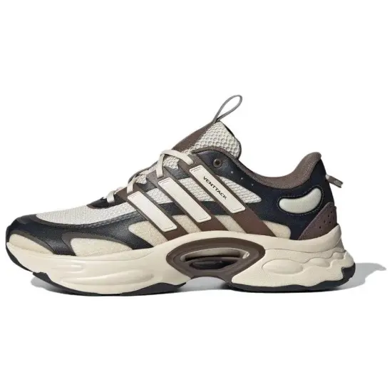Adidas Anti Slip Wear Resistant Low Top Casual Running Shoes Unisex Brown