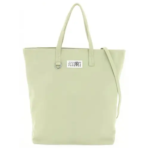 MM6 Maison Margiela Canvas Tote Bag, Shopping Bag, Handbag, Shoulder Bag Unisex Green