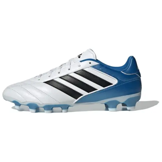 Adidas COPA GLORO HG Rubber Short Studs Artificial Ground Anti Slip Wear Resistant Soccer Shoes Men's White Blue