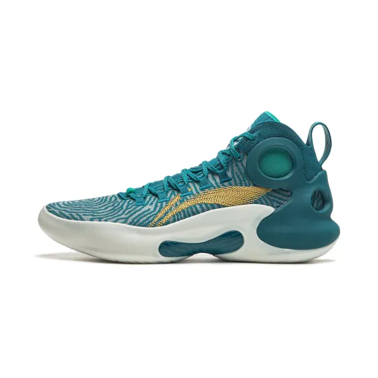 LINING Charming ULTRA Basketball Shoes Men Mid-Top Green