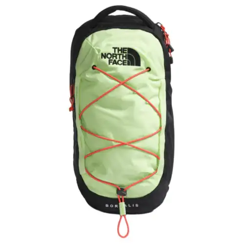 THE NORTH FACE 7.3L Outdoor Bags Recycled Nylon Green & Black Unisex