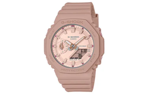 CASIO Women's Liquid Crystal/Analog Dual Display Series Pink Watch
