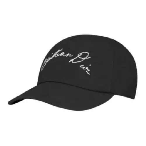 DIOR Logo Manuscript Emboirdered Baseball Cap