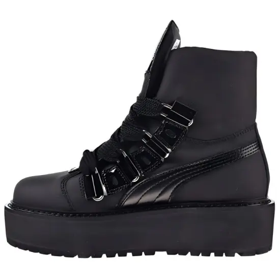Puma Fenty X Skateboarding Shoes Women's High-top Black
