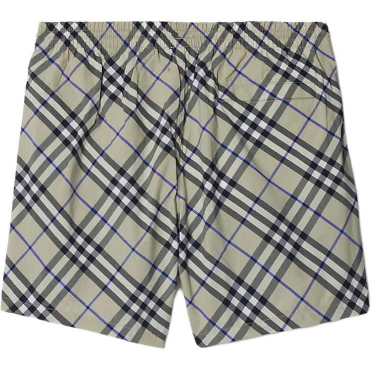 Burberry Checked Drawstring waist Swim Shorts