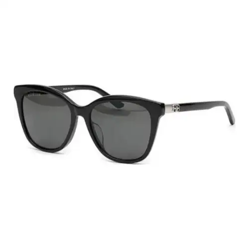 Balenciaga Irregular Shape Sunglasses Women's Black