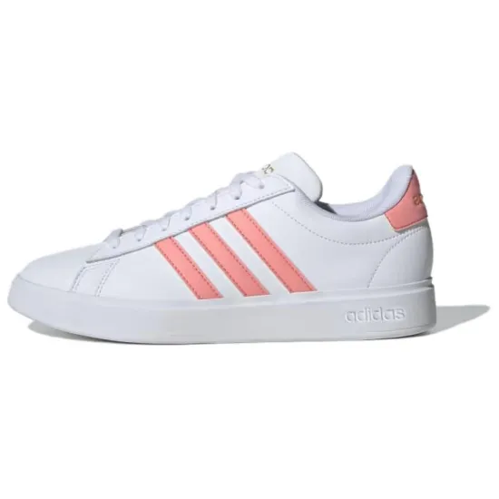 Grand Court Women's Adidas Cloudfoam 'White Semi Pink Spark'