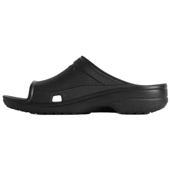 Balenciaga X Crocs Logo Embossed Sandals