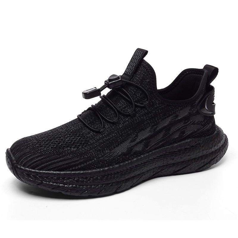 Medd Walking Shoes Unisex Low Top Black