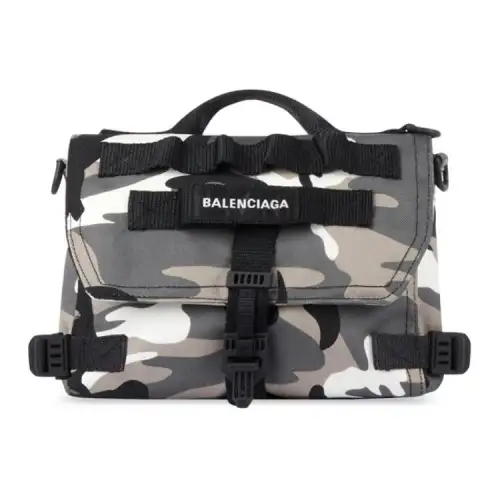 Balenciaga Nylon One Shoulder Handbag, Crossbody Bag Regular Men's Camouflage
