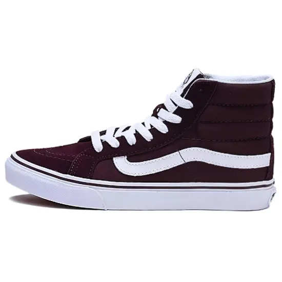 Vans SK8 HI Slim Sneakers Deep Wine Wine Red Women's